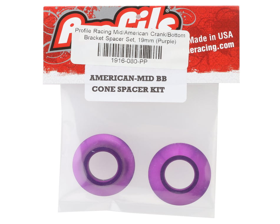 Profile Racing Bottom Bracket Cone Spacer Set (Purple) - Dan's Comp